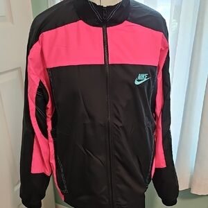 Men's Nike Atmos Black Hyper Pink Hyper Jade Track Jacket Size Large